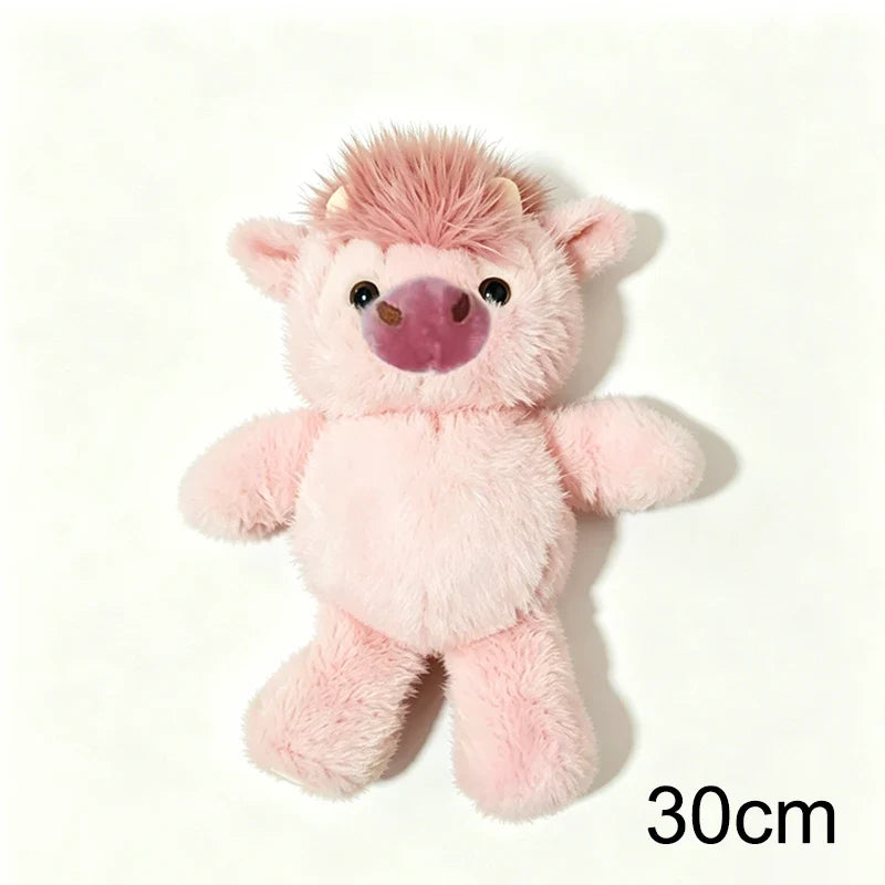 30/40cm Cute West Highland Calf Plush Toys Creative Run Fast Cartoon Soft Stuffed Animal Babys Appease Doll Pendat for Kid Gifts